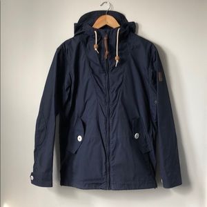 Penfield “Gibson” Navy Waxcloth Rain Jacket